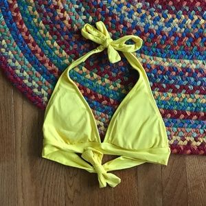 Target Yellow Triangle Bikini Top